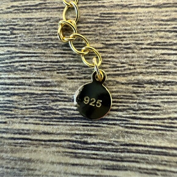 NEO RELIQUE New Gold Toned Sterling Silver Evil Eye Bracelet Rhinestones CZ - Picture 10 of 15